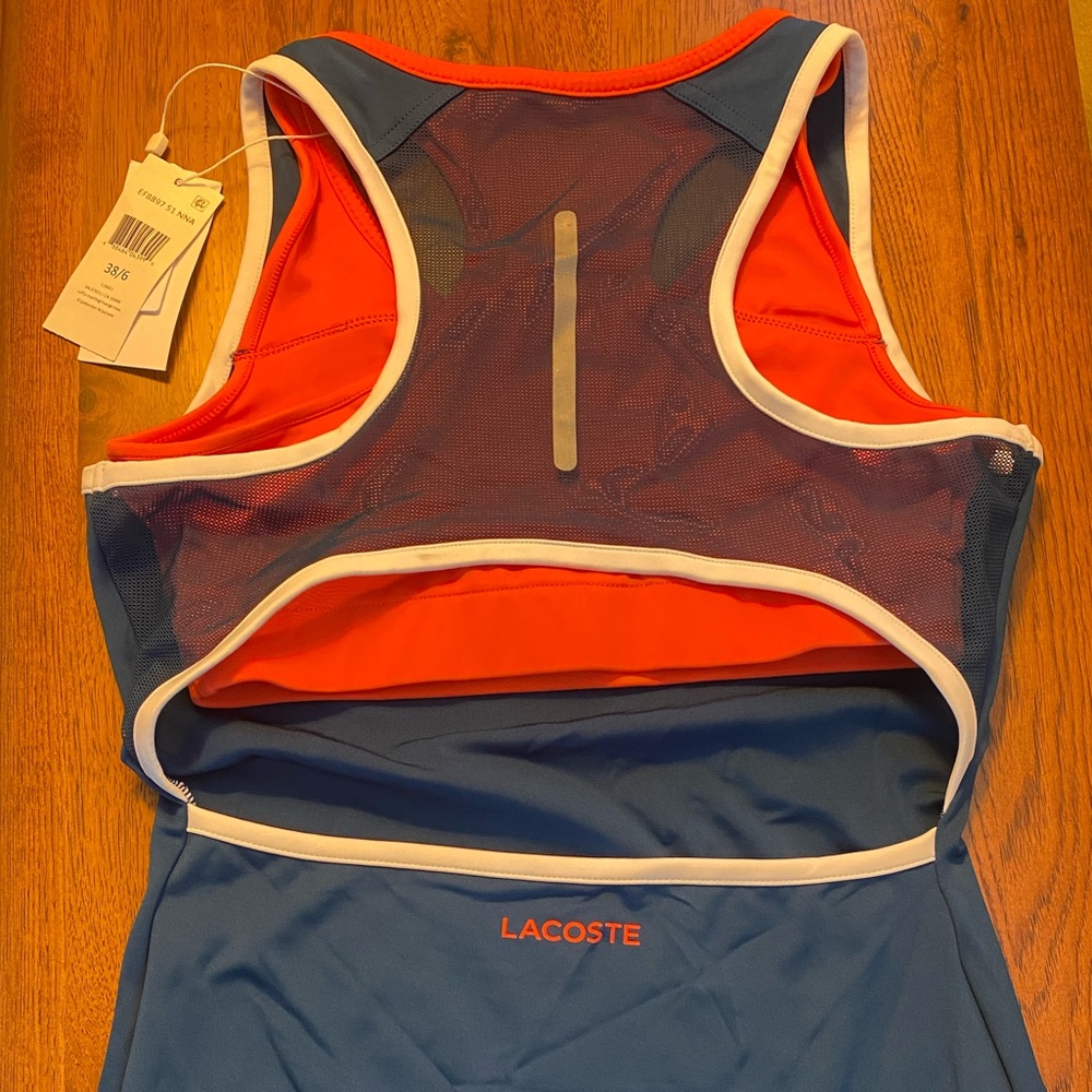 Lacoste sport tennis/Pickleball dress; new with tags size 38/6 - Picture 2 of 4
